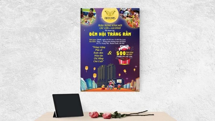 in poster in quang minh 10